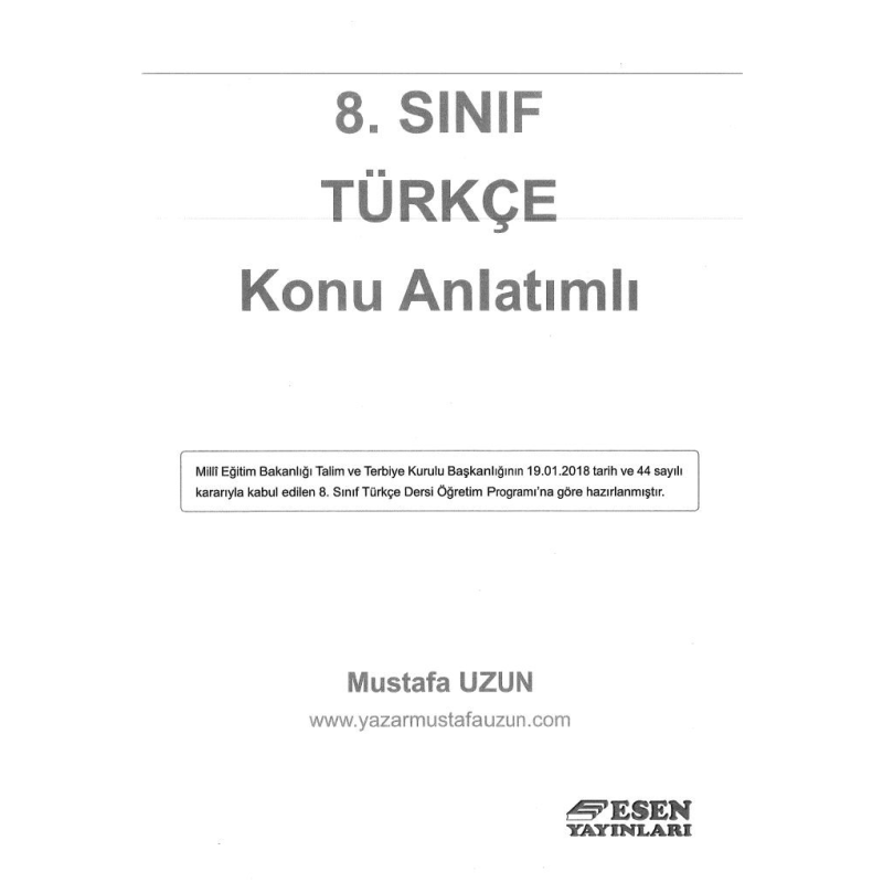 TÜRKÇE KONU ANLATIMLI