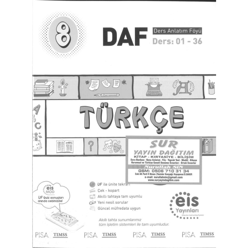 TÜRKÇE DERS ANLATIM FÖYÜ