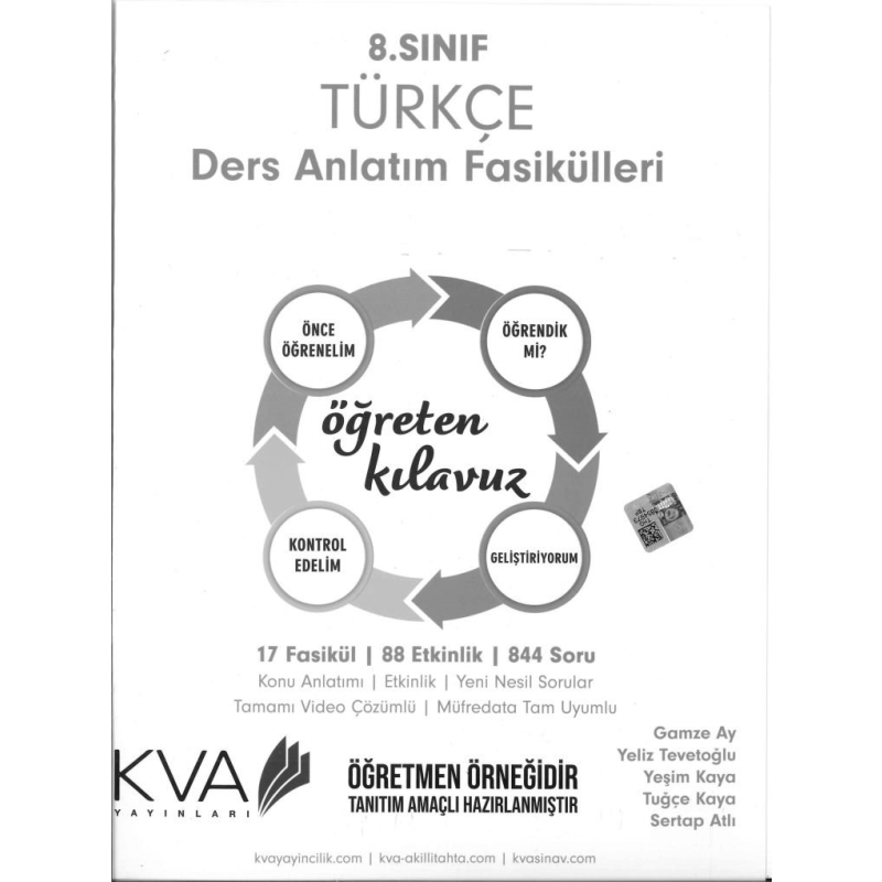 TÜRKÇE DERS ANLATIM FASİKÜLLERİ