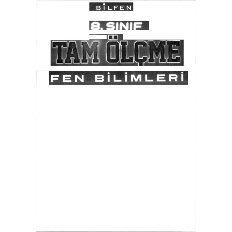 TAM ÖLÇME FEN BİLİMLERİ