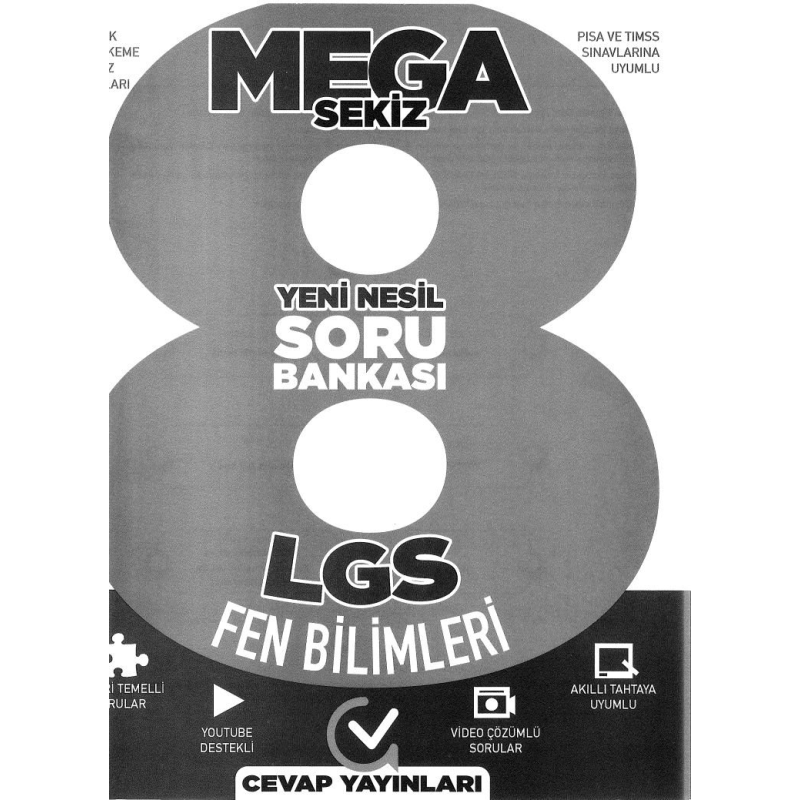 MEGA SEKİZ YENİ NESİL SORU BANKASI LGS FEN BİLİMLERİ