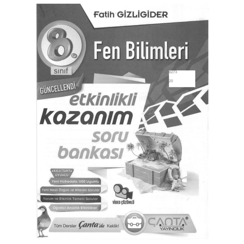 FEN BİLİMLERİ ETKİNLİKLİ KAZANIM SORU BANKASI