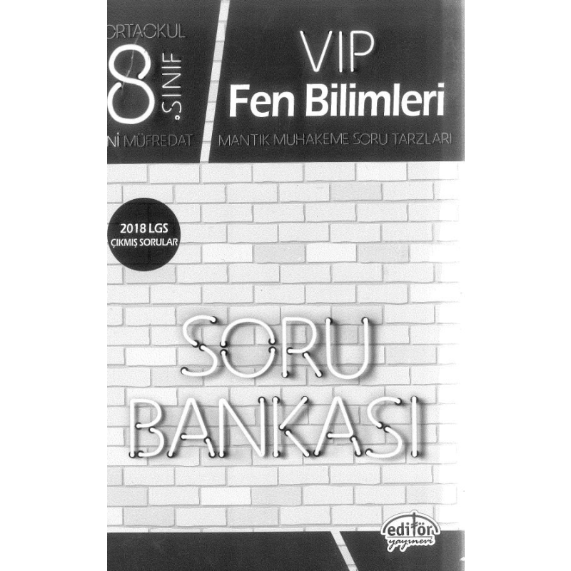 VIP FEN BİLİMLERİ SORU BANKASI