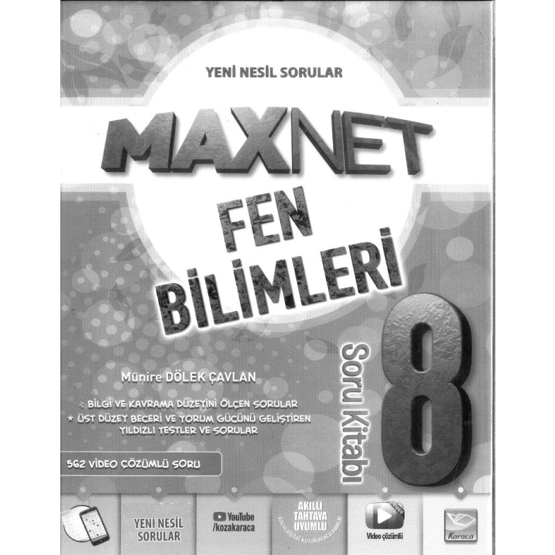 MAXNET FEN BİLİMLERİ SORU KİTABI