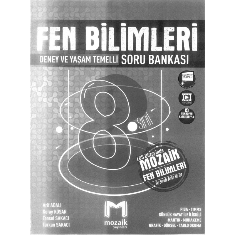 FEN BİLİMLERİ DENEY VE YAŞAM TEMELLİ SORU BANKASI