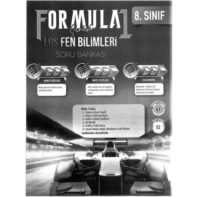 FORMULA SERİSİ LGS FEN BİLİMLERİ SORU BANKASI