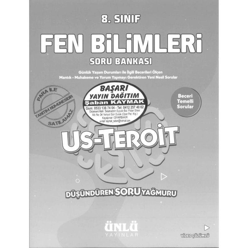 FEN BİLİMLERİ SORU BANKASI US-TEROİT