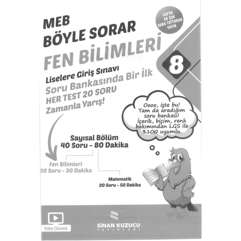 MEB BÖYLE SORAR FEN BİLİMLERİ SORU BANKASI