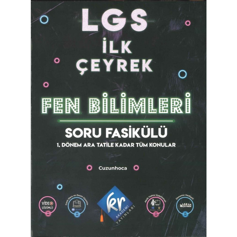 LGS İLK ÇEYREK FEN BİLİMLERİ SORU FASİKÜLÜ