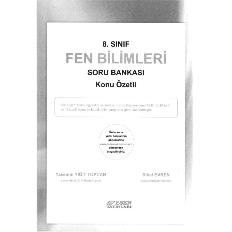 FEN BİLİMLERİ SORU BANKASI KONU ÖZETLİ