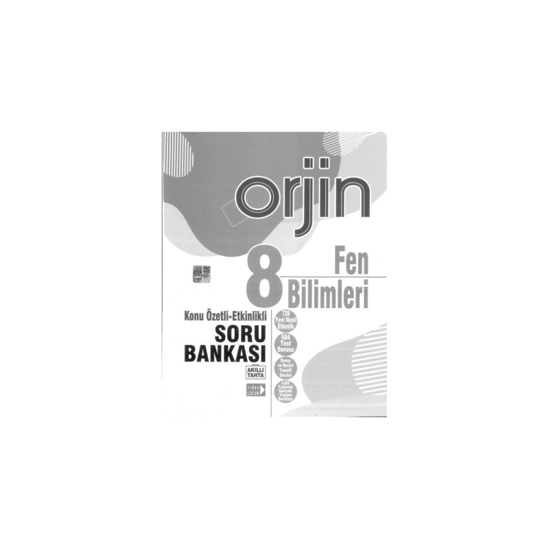 ORJİN FEN BİLİMLERİ SORU BANKASI KONU ÖZETLİ