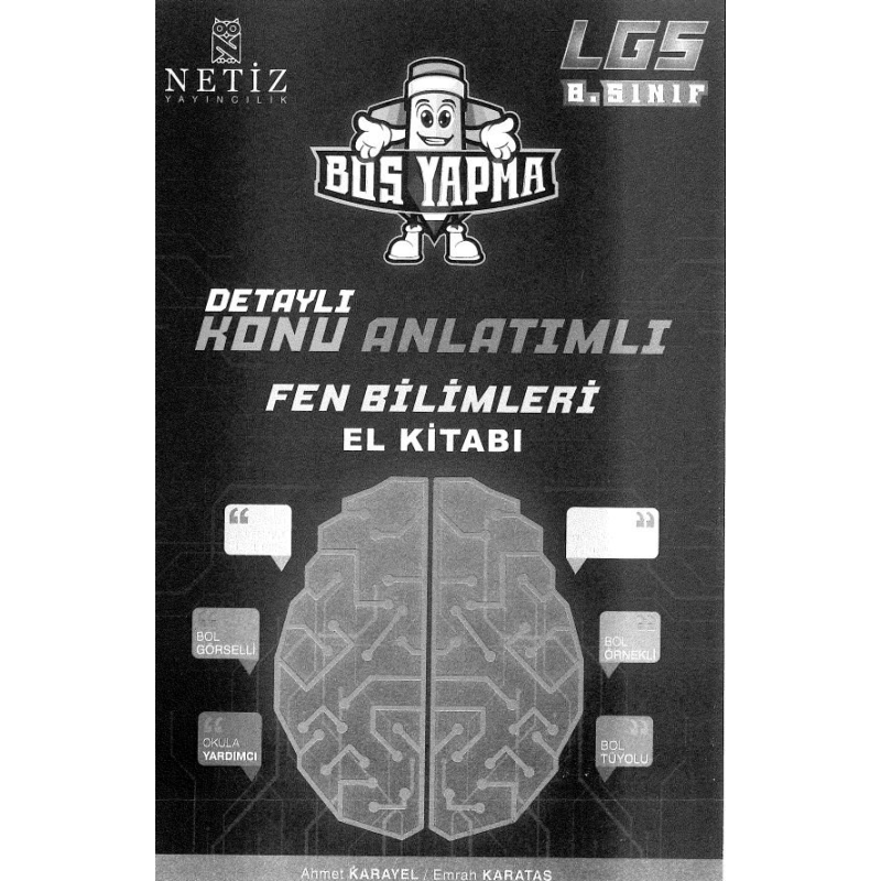 DETAYLI KONU ANLATIMLI FEN BİLİMLERİ EL KİTABI