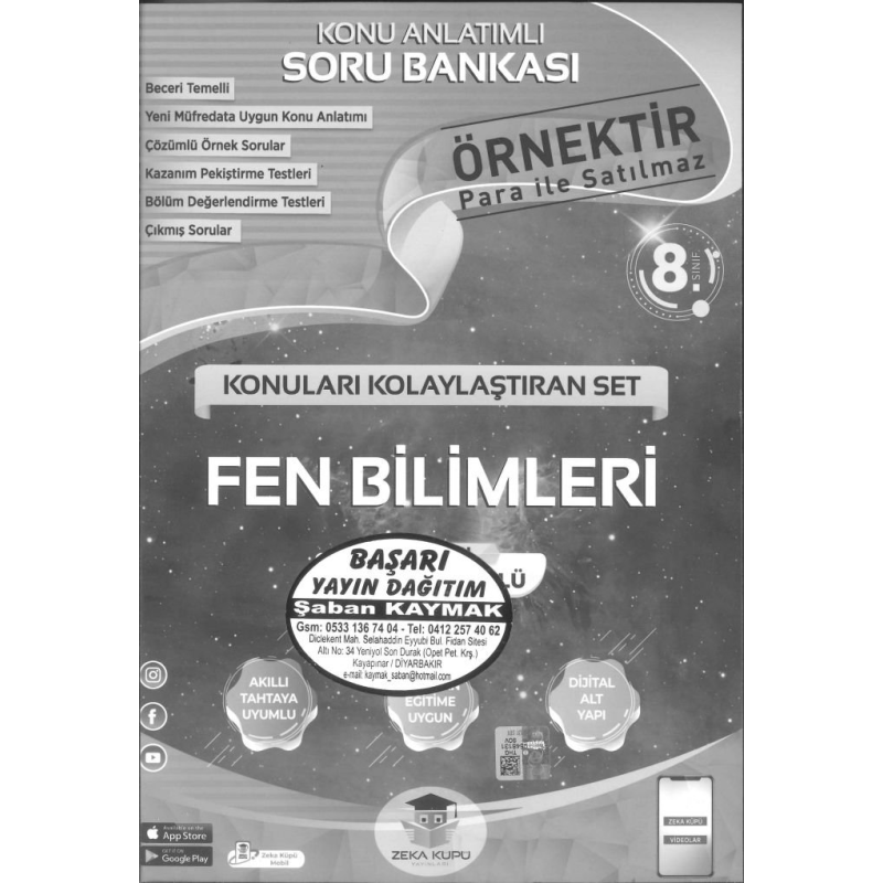 KONU ANLATIMLI SORU BANKASI FEN BİLİMLERİ