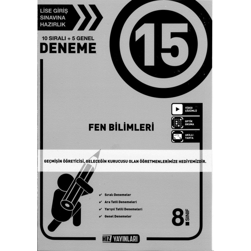 15 DENEME FEN BİLİMLERİ