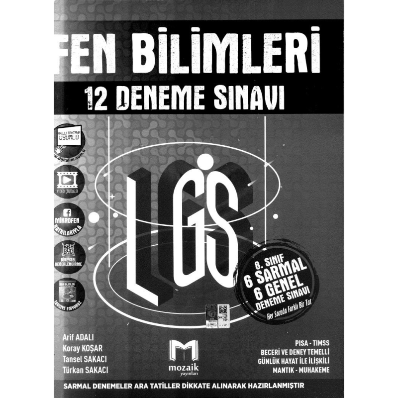 FEN BİLİMLERİ 12 DENEME SINAVI