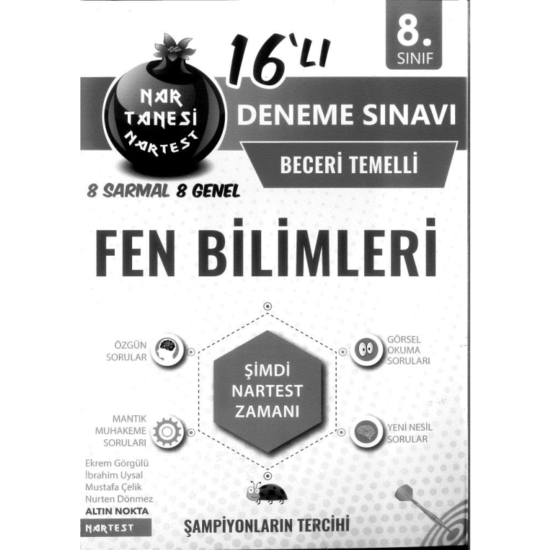 16'LI DENEME SINAVI FEN BİLİMLERİ