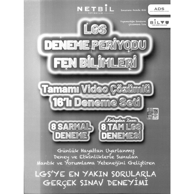 LGS DENEME PERİYODU FEN BİLİMLERİ 16'LI DENEME SETİ