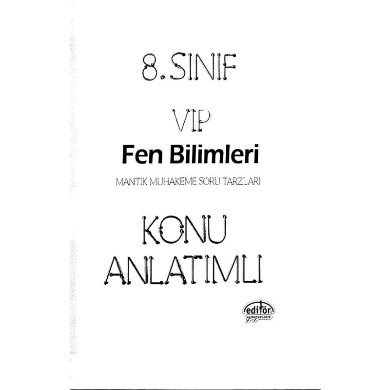 VIP FEN BİLİMLERİ KONU ANLATIMLI