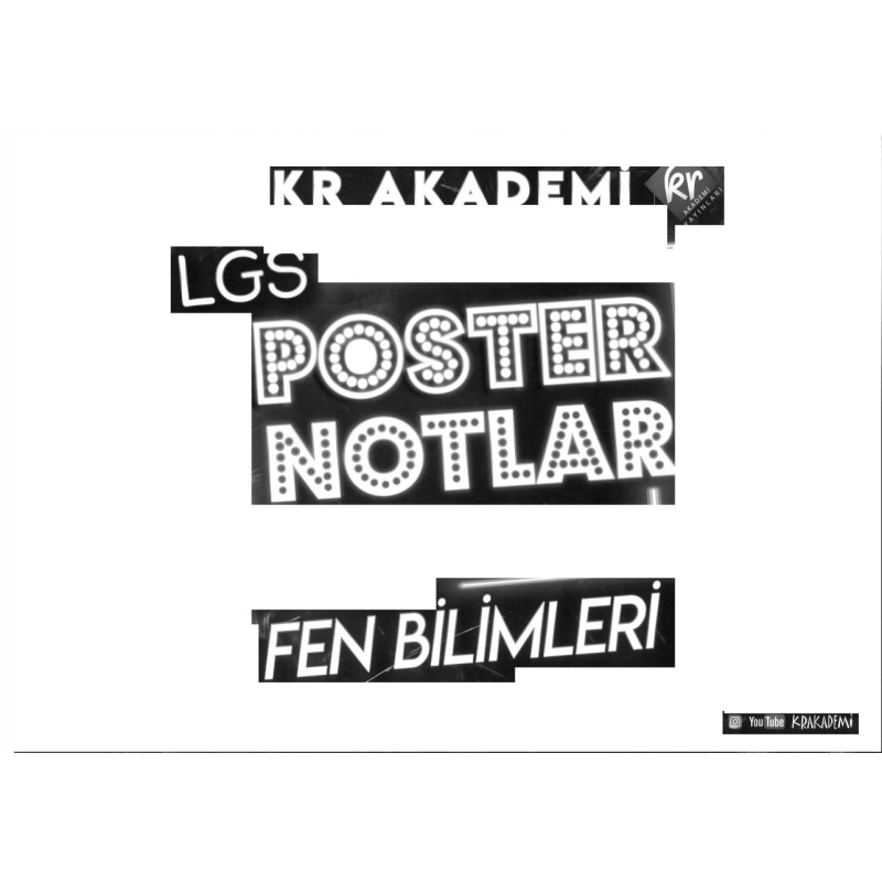 LGS POSTER NOTLARI FEN BİLİMLERİ
