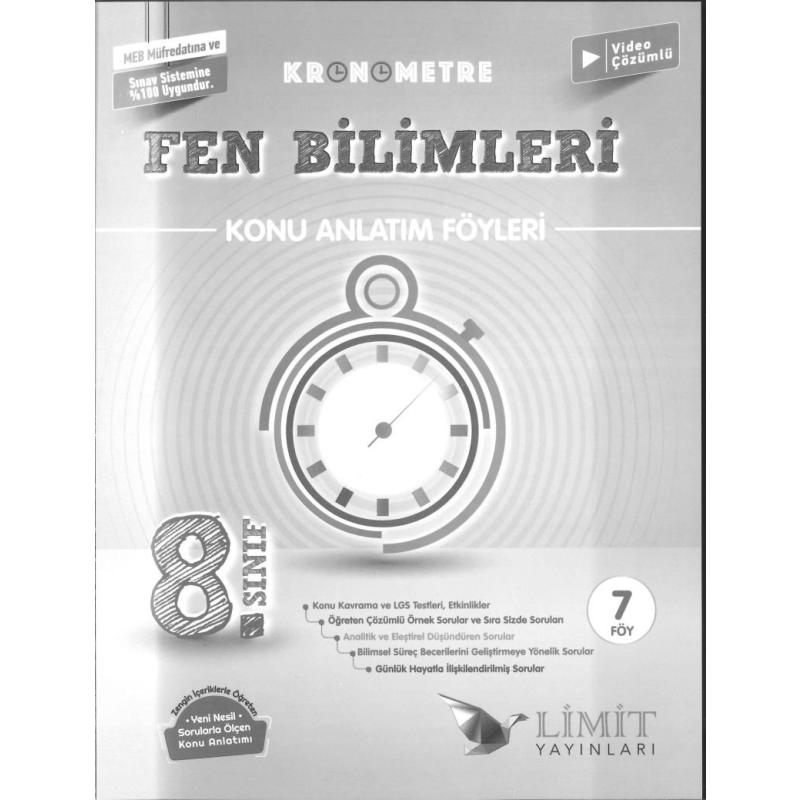 KRONOMETRE FEN BİLİMLERİ KONU ANLATIM FÖYLERİ