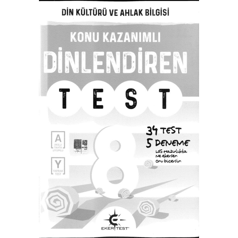 KONU KAZANIMLI DİN KÜLTÜRÜ VE AHLAK BİLİGİSİ TEST