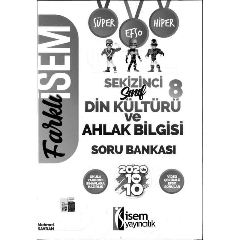 FARKLI İSEM DİN KÜLTÜRÜ VE AHLAK BİLGİSİ SORU BANKASI