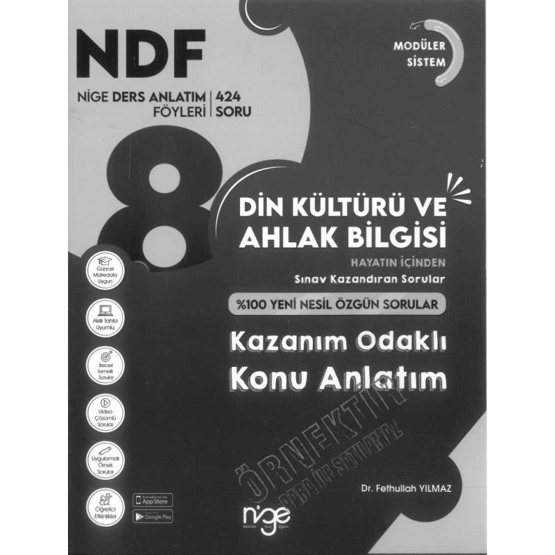 DİN KÜLTÜRÜ VE AHLAK BİLGİSİ KAZANIM ODAKLI KONU ANLATIM