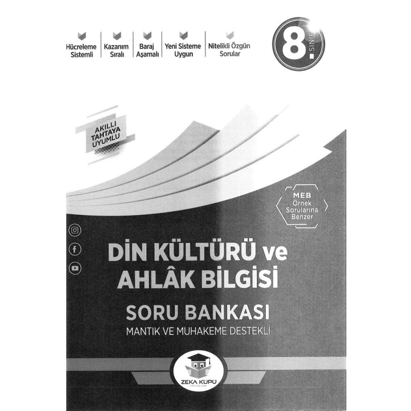 DİN KÜLTÜRÜ VE AHLAK BİLGİSİ SORU BANKASI