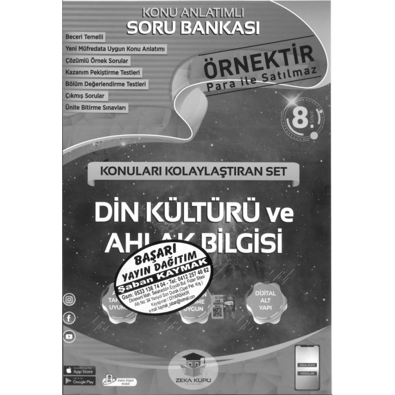 KONU ANLATIMLI SORU BANKASI DİN KÜLTÜRÜ VE AHLAK BİLGİSİ