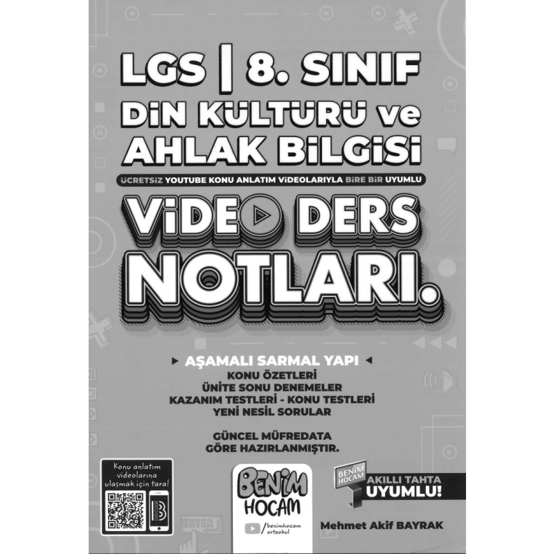 LGS DİN KÜLTÜRÜ VE AHLAK BİLGİSİ VİDEO DERS NOTLARI