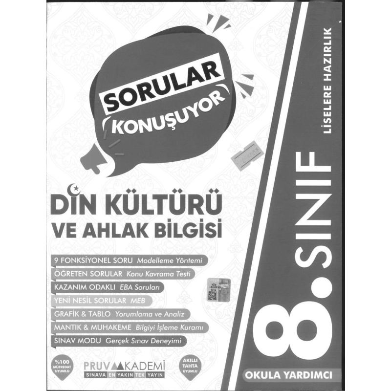 SORULAR KONUŞUYOR DİN KÜLTÜRÜ VE AHLAK BİLGİSİ