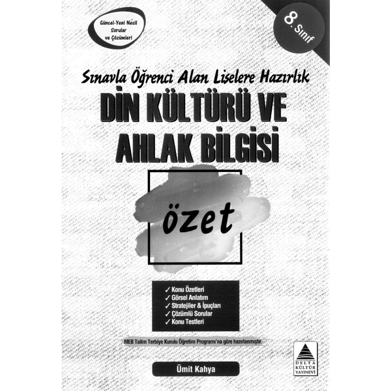 DİN KÜLTÜRÜ VE AHLAK BİLGİSİ ÖZET