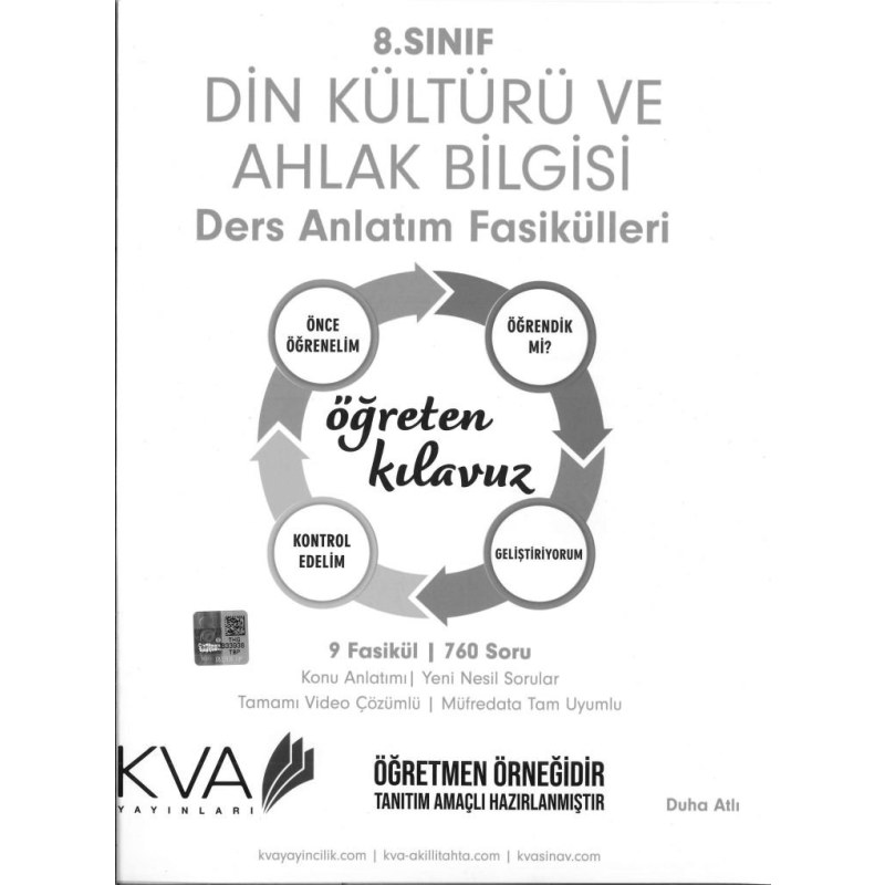 DİN KÜLTÜRÜ VE AHLAK BİLGİSİ DERS ANLATIM FASİKÜLLERİ