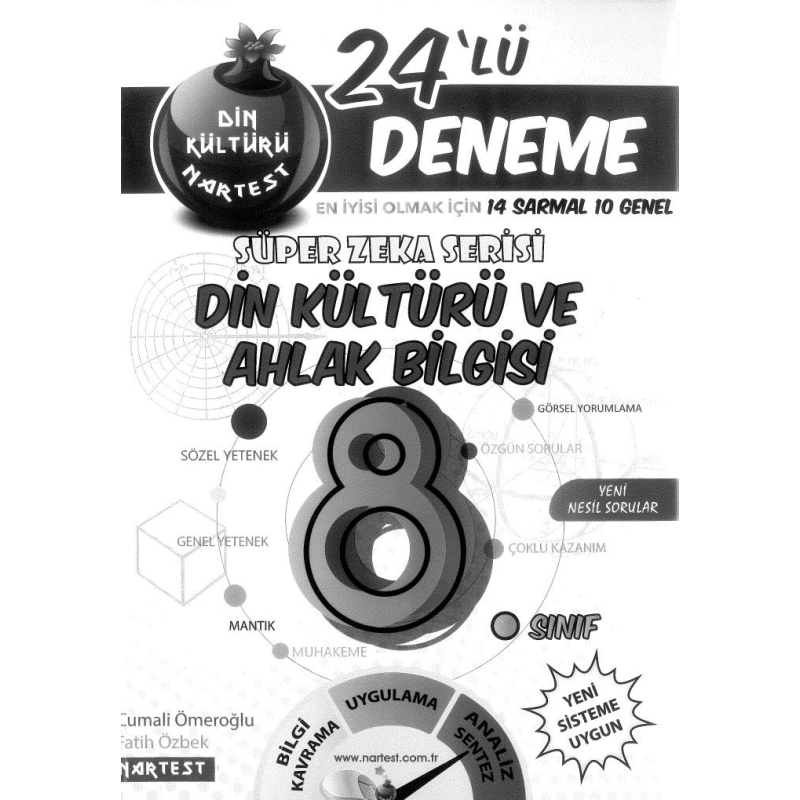 24'LÜ DENEME SÜPER ZEKA SERİSİ DİN KÜLTÜRÜ VE AHLAK BİLGİSİ