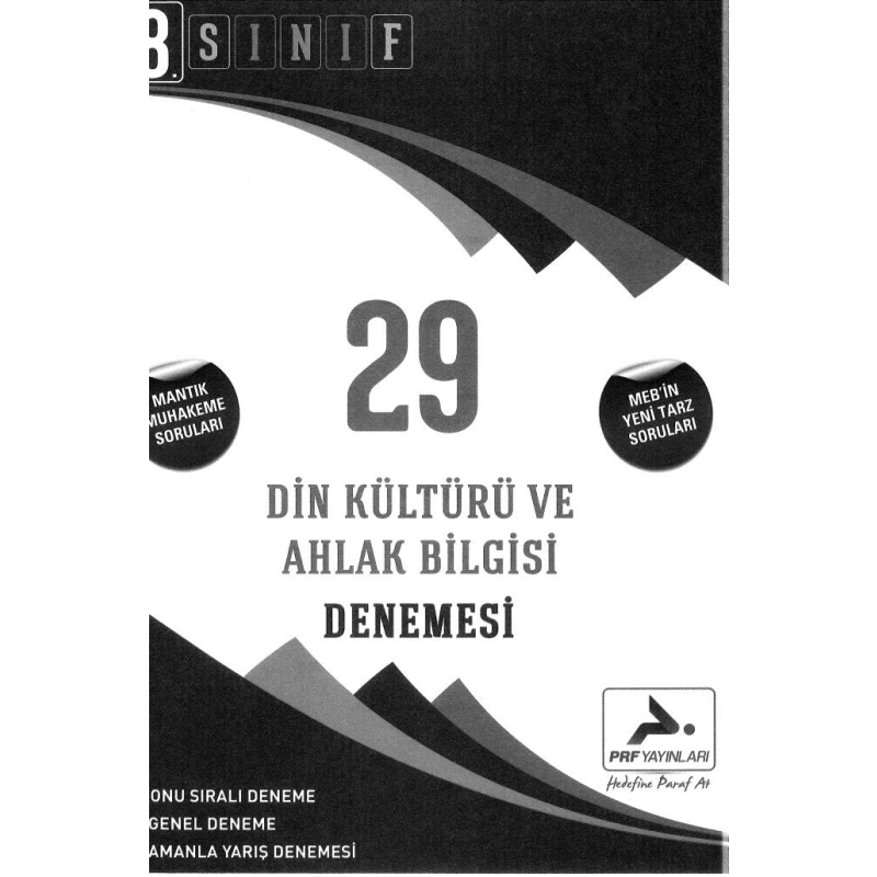 29 DİN KÜLTÜRÜ VE AHLAK BİLGİSİ DENEMESİ