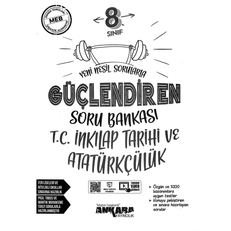 GÜÇLENDİREN T.C. İNKILAP TARİHİ VE ATATÜRKÇÜLÜK SORU BANKASI