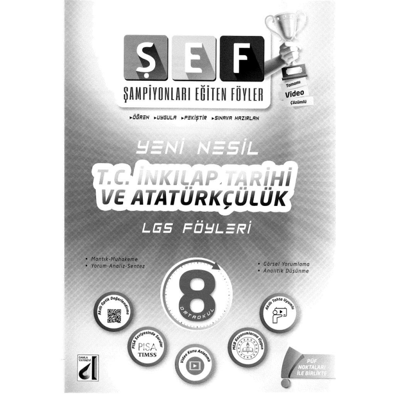 ŞEF YENİ NESİL T.C. İNKILAP TARİHİ VE ATATÜRKÇÜLÜK LGS FÖYLERİ