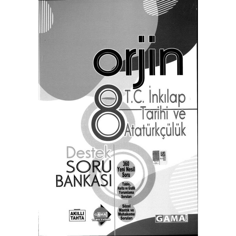 ORJİN T.C. İNKILAP TARİHİ VE ATATÜRKÇÜLÜK DESTEK SORU BANKASI