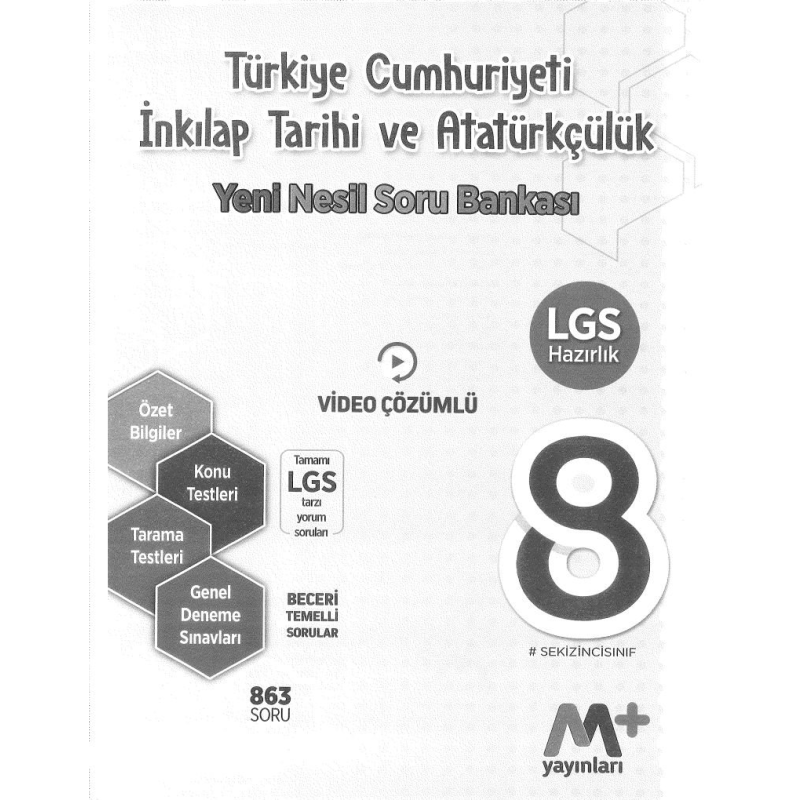 T.C. İNKILAP TARİHİ VE ATATÜRKÇÜLÜK YENİ NESİL SORU BANKASI