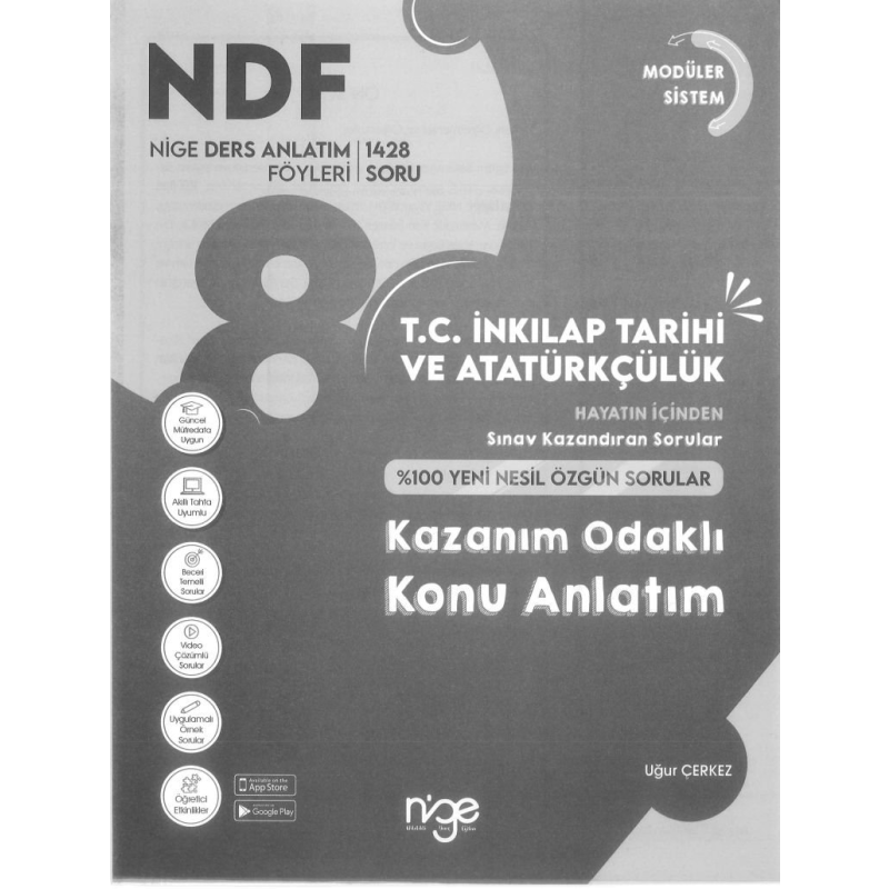 T.C. İNKILAP TARİHİ VE ATATÜRKÇÜLÜK KAZANIM ODAKLI KONU ANLATIM