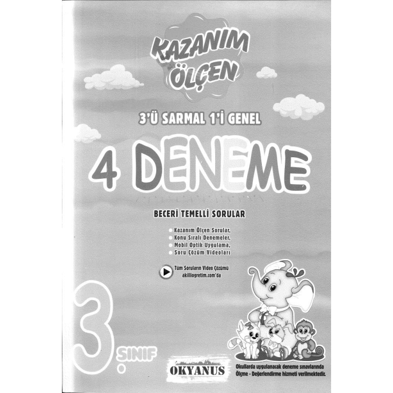 KAZANIM ÖLÇEN 4 DENEME