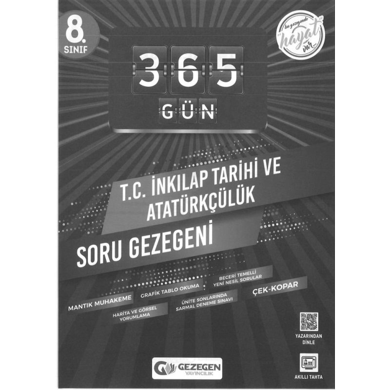 365 GÜN T.C. İNKILAP TARİHİ VE ATATÜRKÇÜLÜK SORU GEZEGENİ
