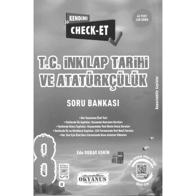 KENDİNİ CHECK-ET T.C. İNKILAP TARİHİ VE ATATÜRKÇÜLÜK SORU BANKASI