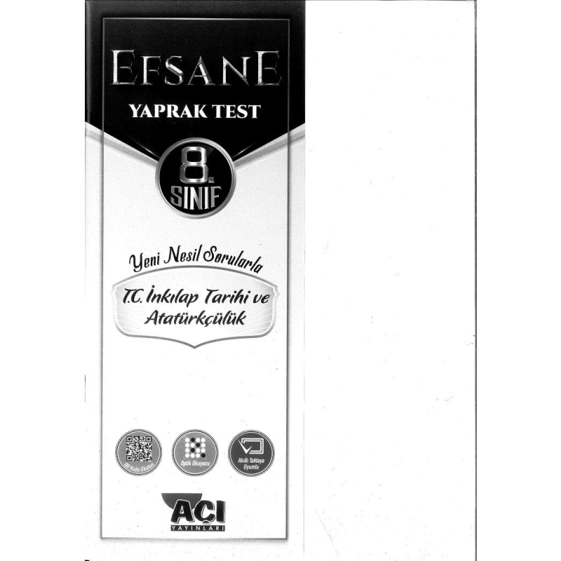 EFSANE YAPRAK TEST T.C. İNKILAP TARİHİ VE ATATÜRKÇÜLÜK