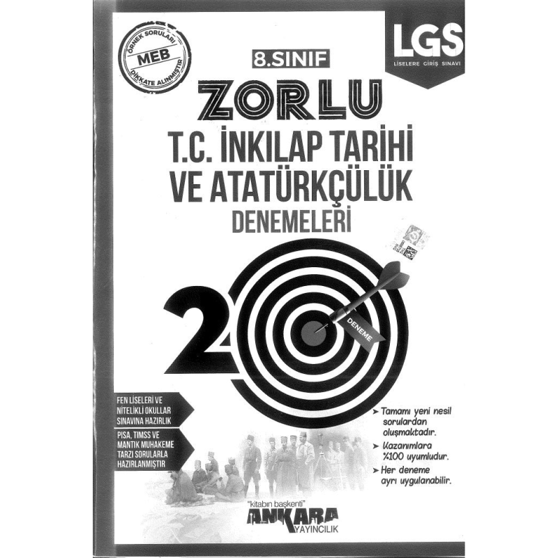ZORLU T.C. İNKILAP TARİHİ VE ATATÜRKÇÜLÜK DENEMELERİ 20 DENEME