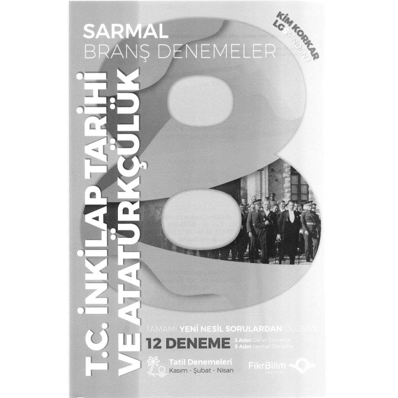 SARMAL BRANŞ DENEMELERİ T.C. İNKILAP VE ATATÜRKÇÜLÜK 12 DENEME