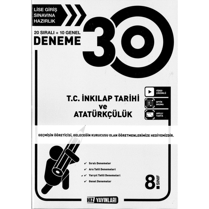 30 DENEME T.C. İNKILAP TARİH VE ATATÜRKÇÜLÜK