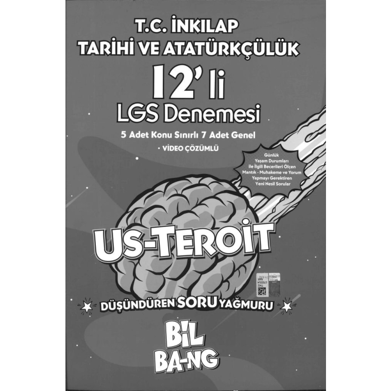 T.C. İNKILAP TARİHİ VE ATATÜRKÇÜLÜK 12'Lİ LGS DENEMESİ