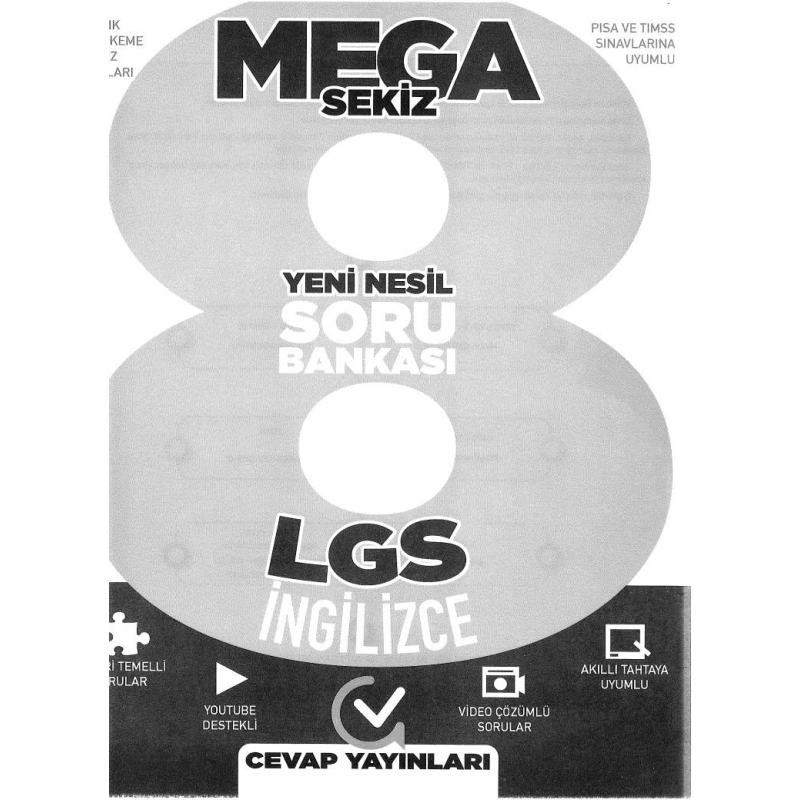MEGA SEKİZ YENİ NESİL SORU BANKASI LGS İNGİLİZCE