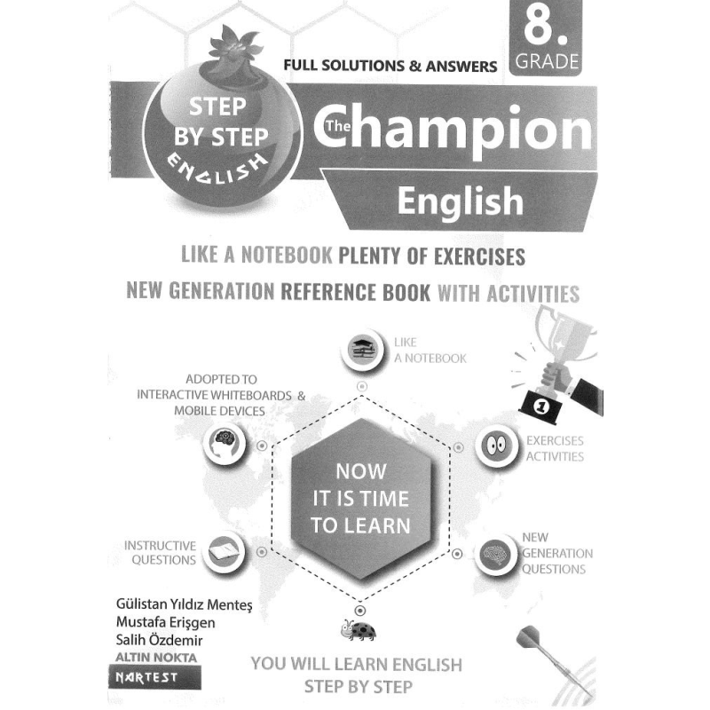 THE CHAMPION ENGLISH LIKE A NOTEBOOK PLENTY OF EXERCISES